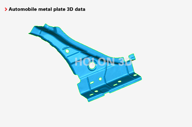 Automobile metal plate 3D data