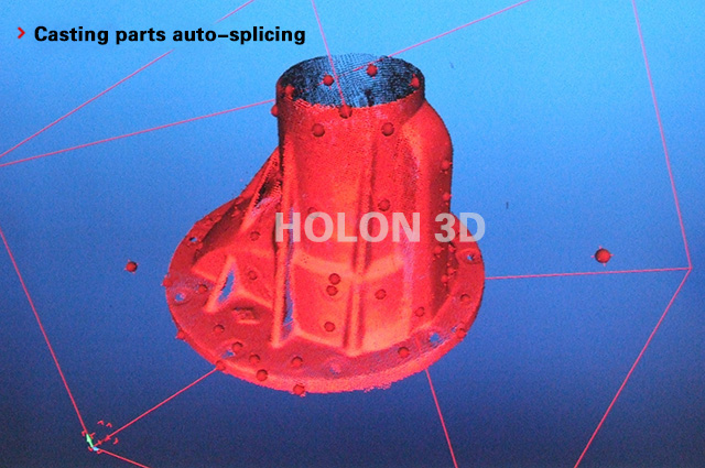 Casting parts auto-splicing