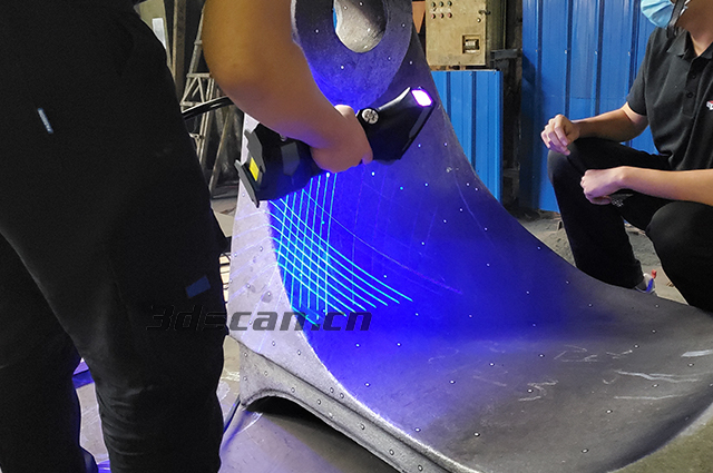 3D scanning of steel castings