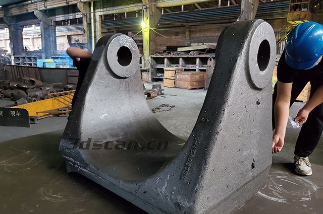 3D scanning of steel castings