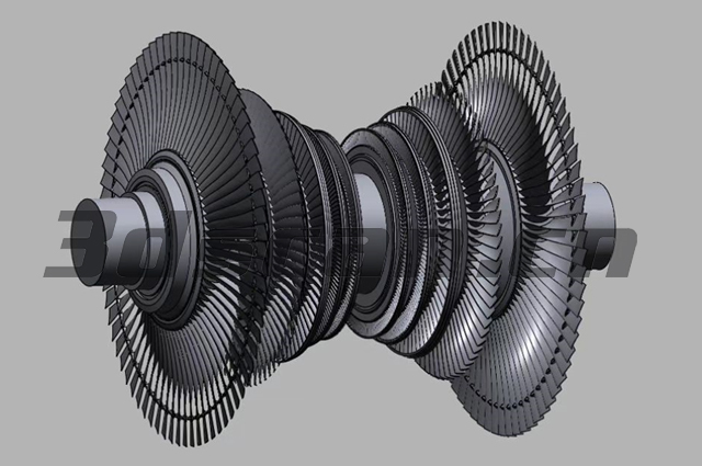 Steam turbine reverse design diagram